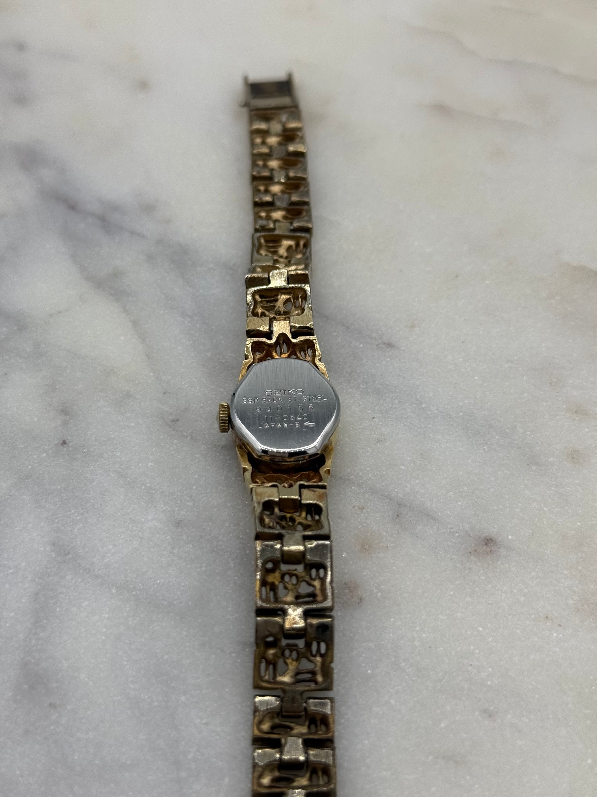 Seiko Gold Plated Vintage Wind Up Watch (Fair Condition)