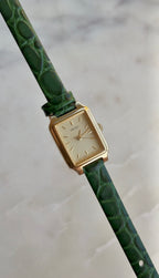 1994 Seiko Gold Tone Tank Watch