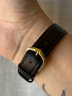 1980 Seiko Quartz Date Adjust “Very Thin” Gold Tone Watch