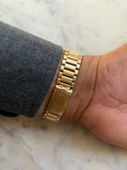 1970s Omega Constellation Quartz 10k Gold Filled TV Dial Watch