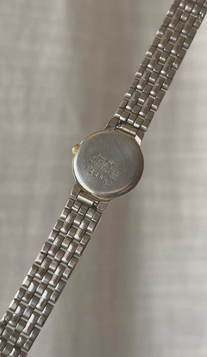 1991 Seiko Quartz Two Tone Roman Bracelet Watch