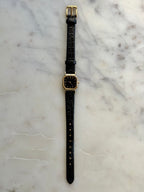 1999 Seiko Gold Tone Hexagon Tank Watch