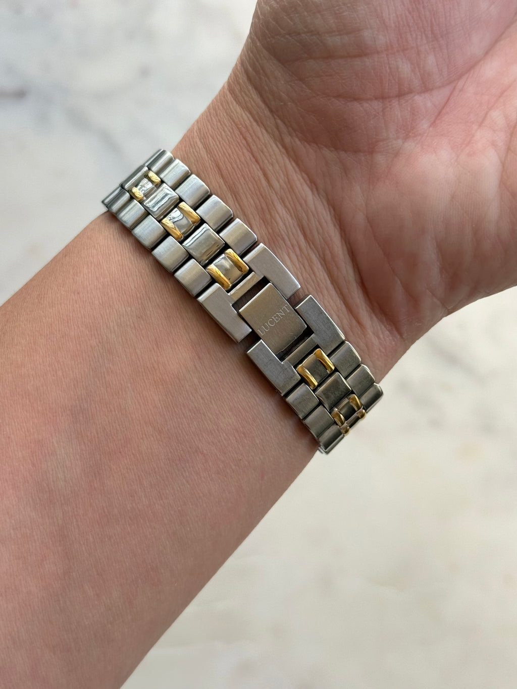 1988 Seiko Lucent Quartz Two Tone Watch