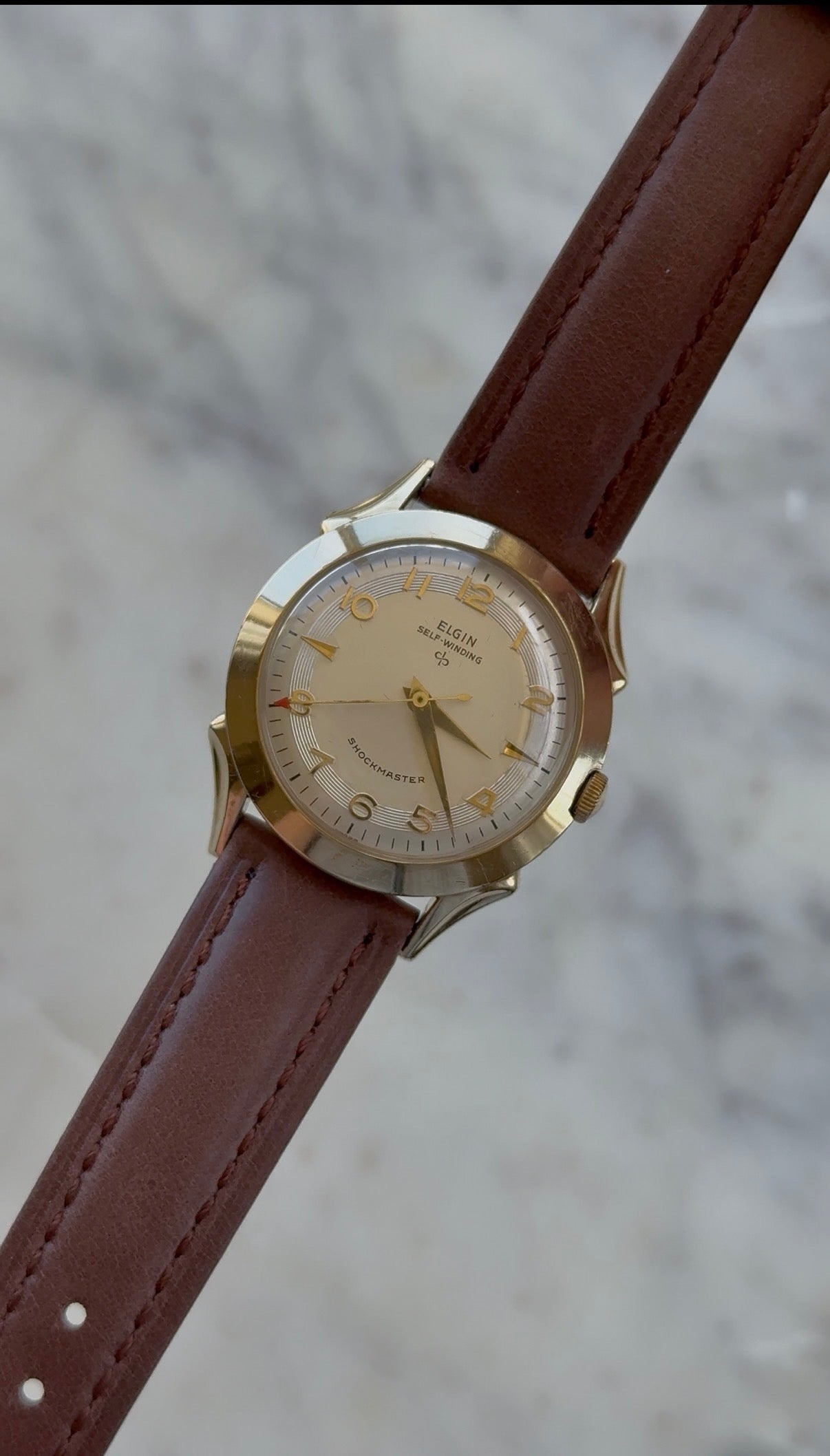 1950’s Elgin Self-Winding Shockmaster Gold Plated Watch