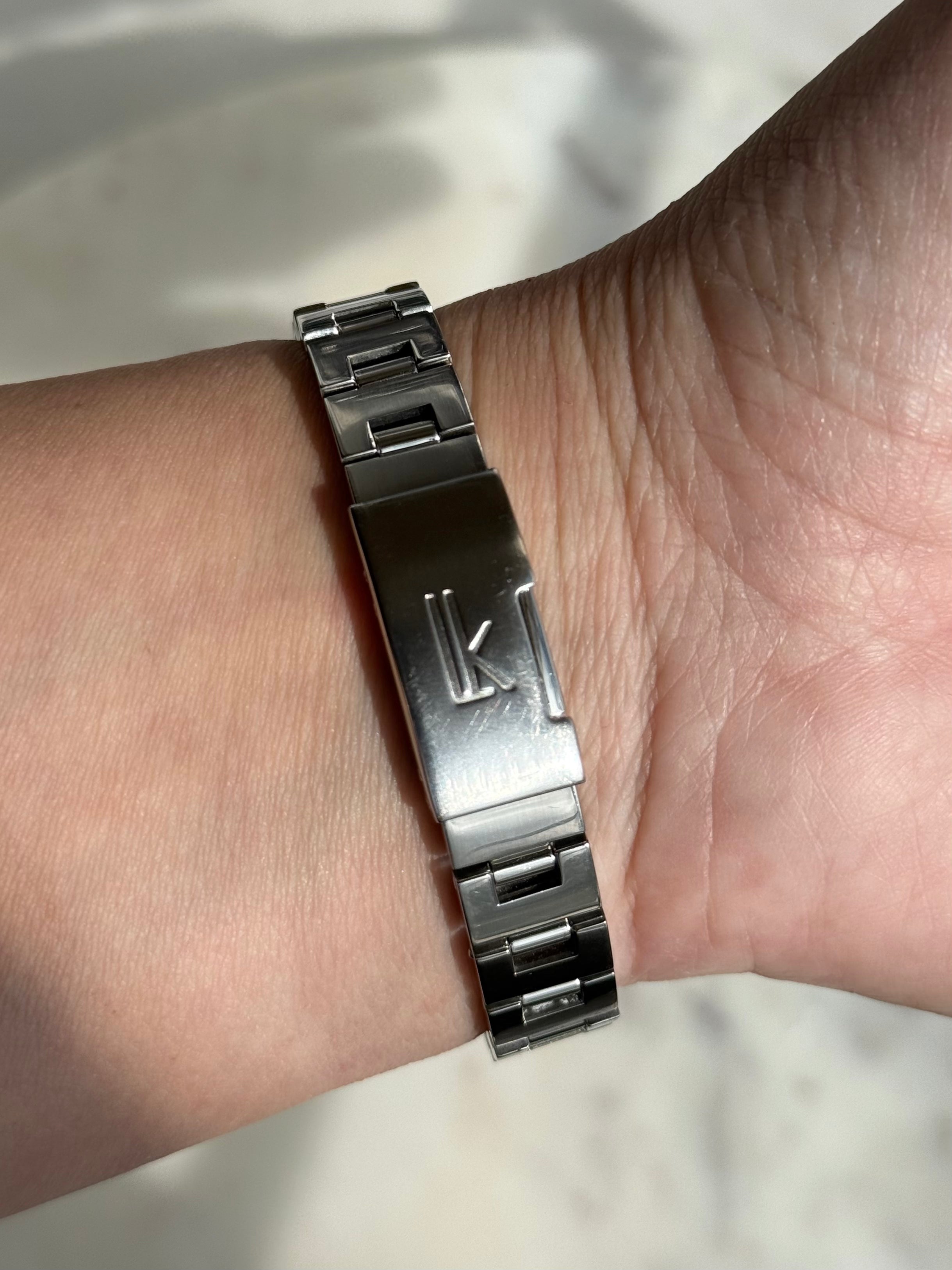 2000 Seiko Lukia Quartz Silver Tone Watch
