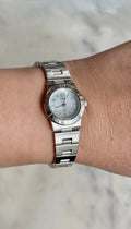 2000 Seiko Lukia Quartz Silver Tone Watch