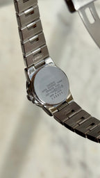 2000 Seiko Lukia Quartz Silver Tone Watch