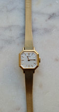 Seiko Octagon Gold Tone Mechanical Watch