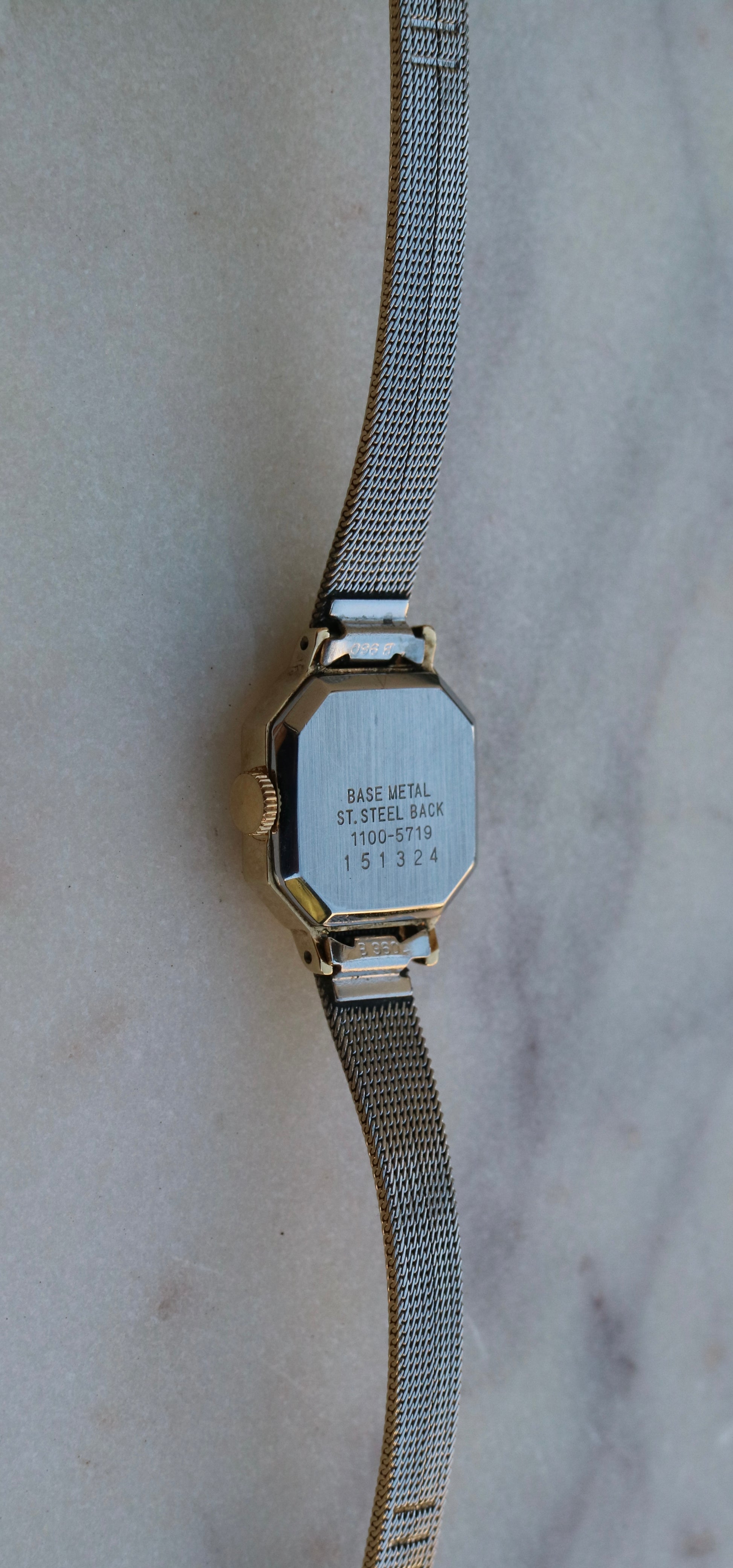 Seiko Octagon Gold Tone Mechanical Watch