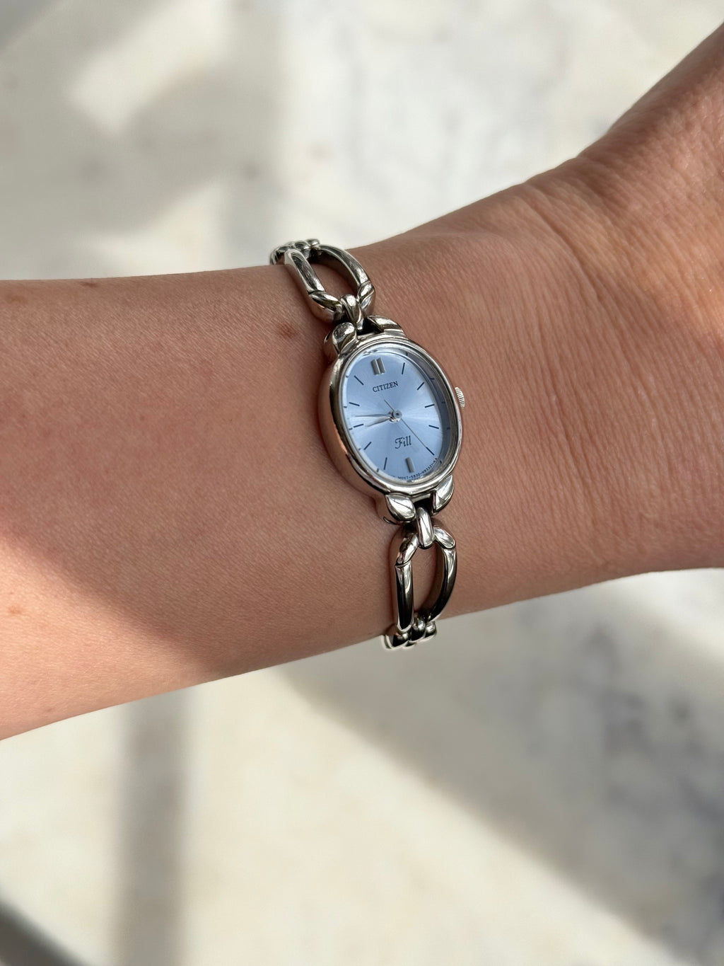1993 Citizen Quartz Oval Bracelet Watch
