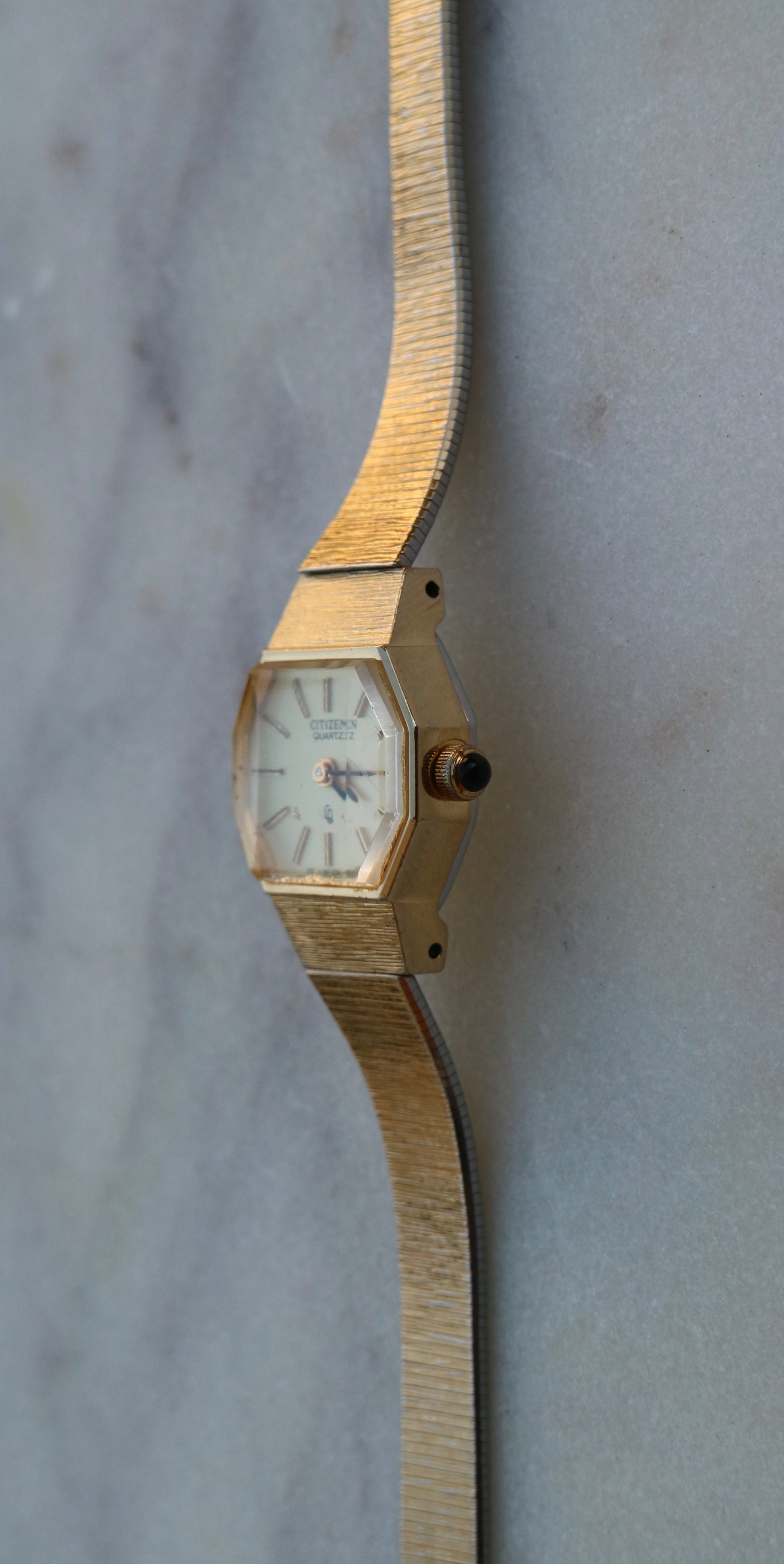 Yellow Gold Plated Citizen Quartz Watch