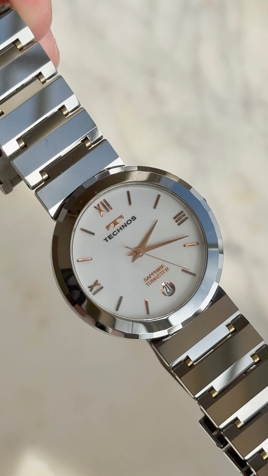 2000’s Technos Sapphire Tungsten Quartz Watch