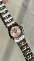 2000 Seiko Lukia Quartz Silver Tone Watch