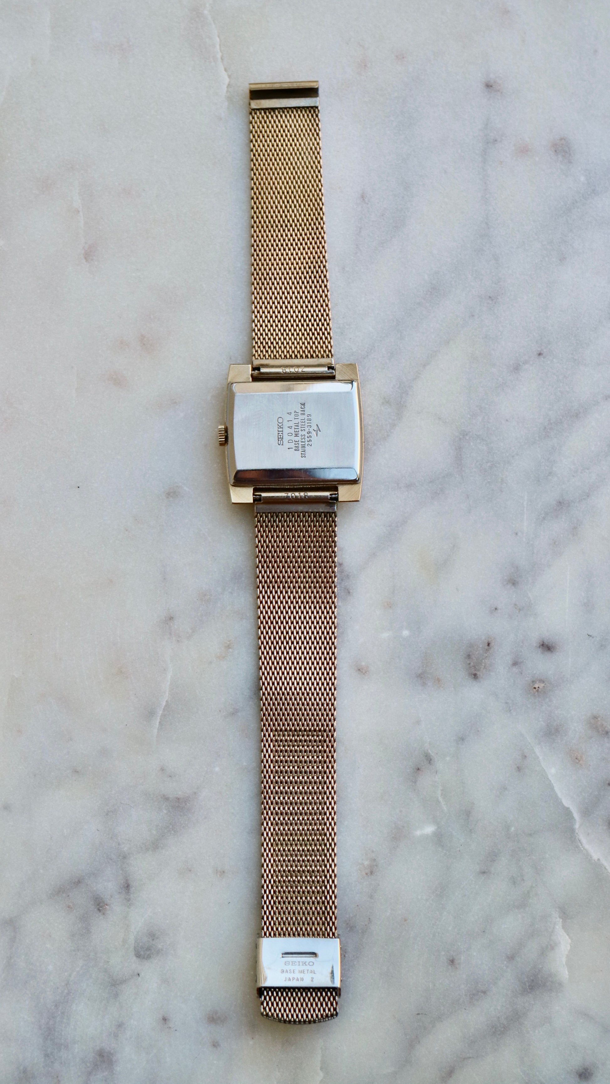 Seiko *Rare* 1970s Stainless Steel Manual Wind Watch