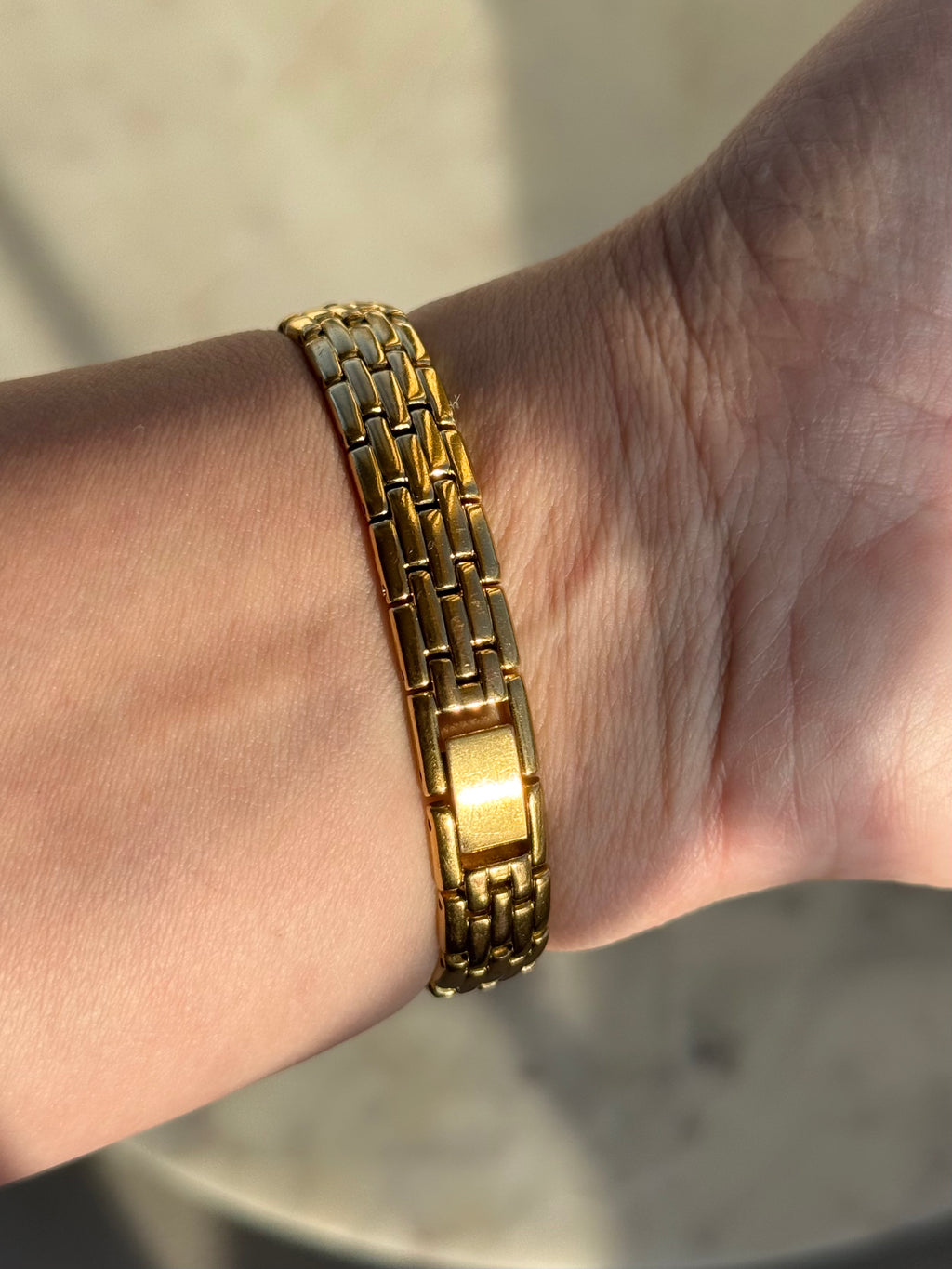 1996 Seiko Asymmetrical MOP Bracelet Watch