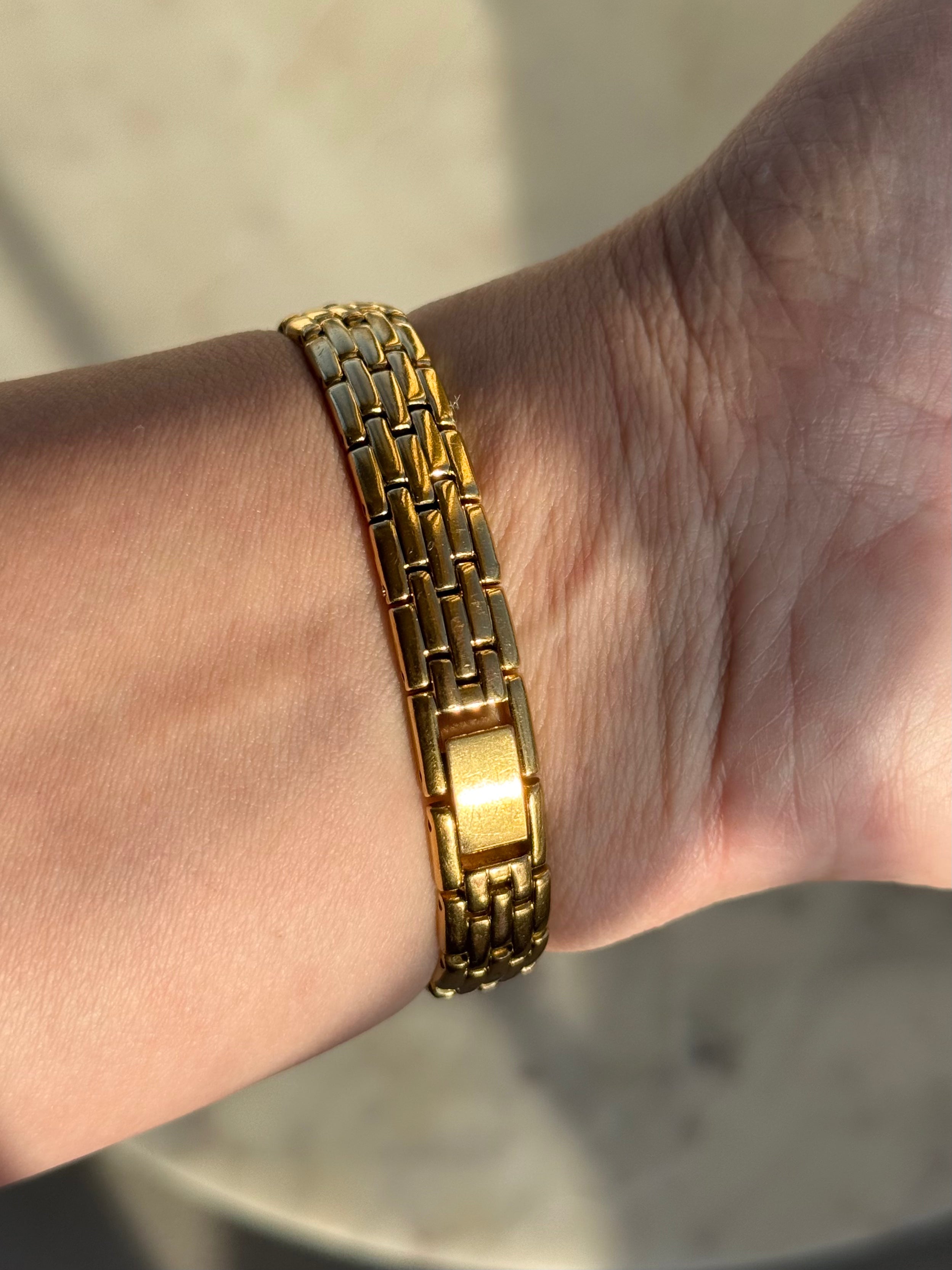 1996 Seiko Asymmetrical MOP Bracelet Watch