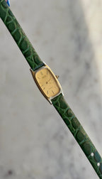 1981 Seiko Lassale Quartz Tonneau Tank Watch