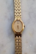 Seiko Vintage Women’s Gold Tone Steel Gold Dial Quartz Watch
