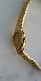 Seiko Vintage Women’s Gold Tone Steel Gold Dial Quartz Watch