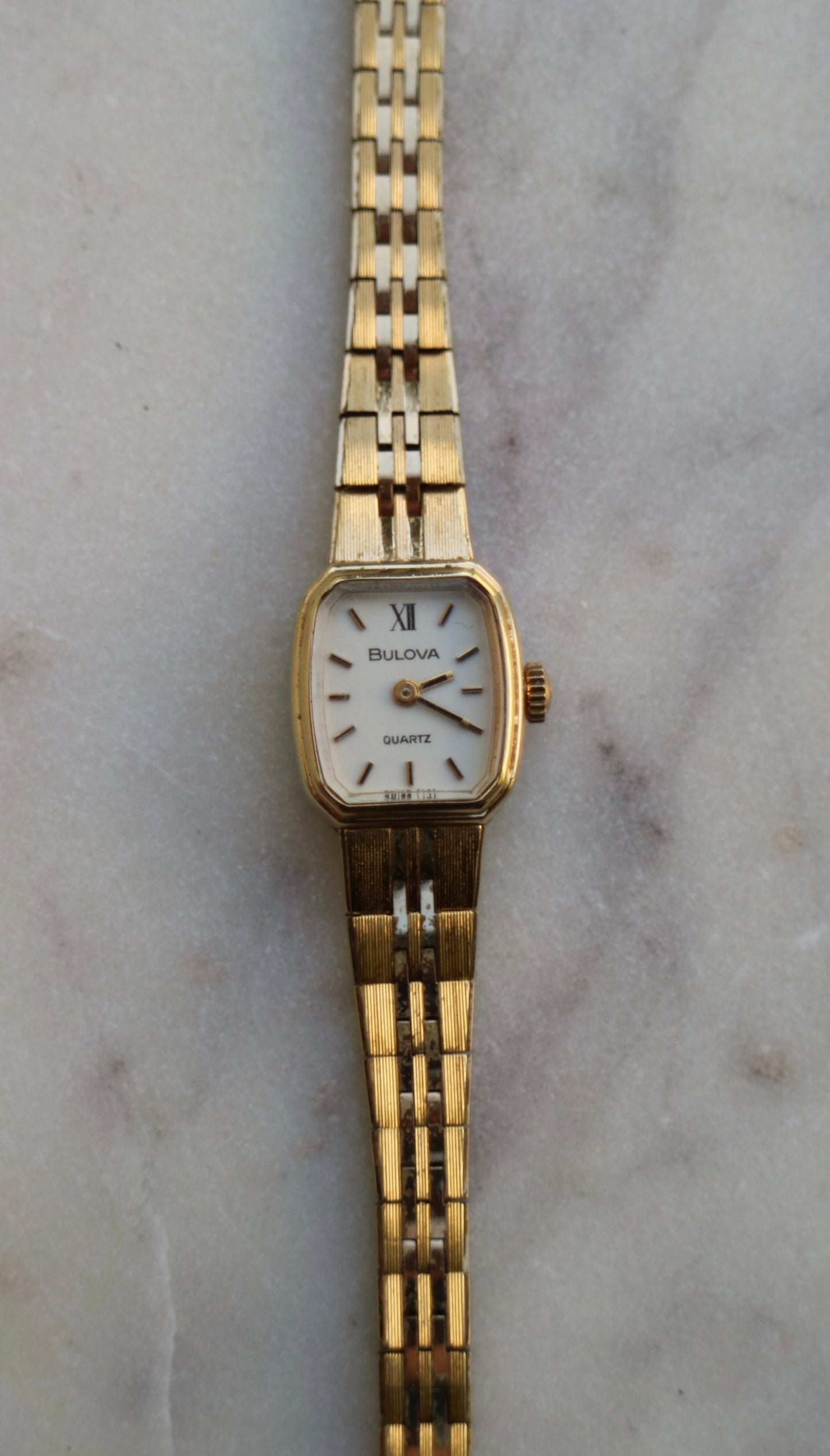 Bulova Vintage French Band Gold Tone Quartz Analog Women’s Watch