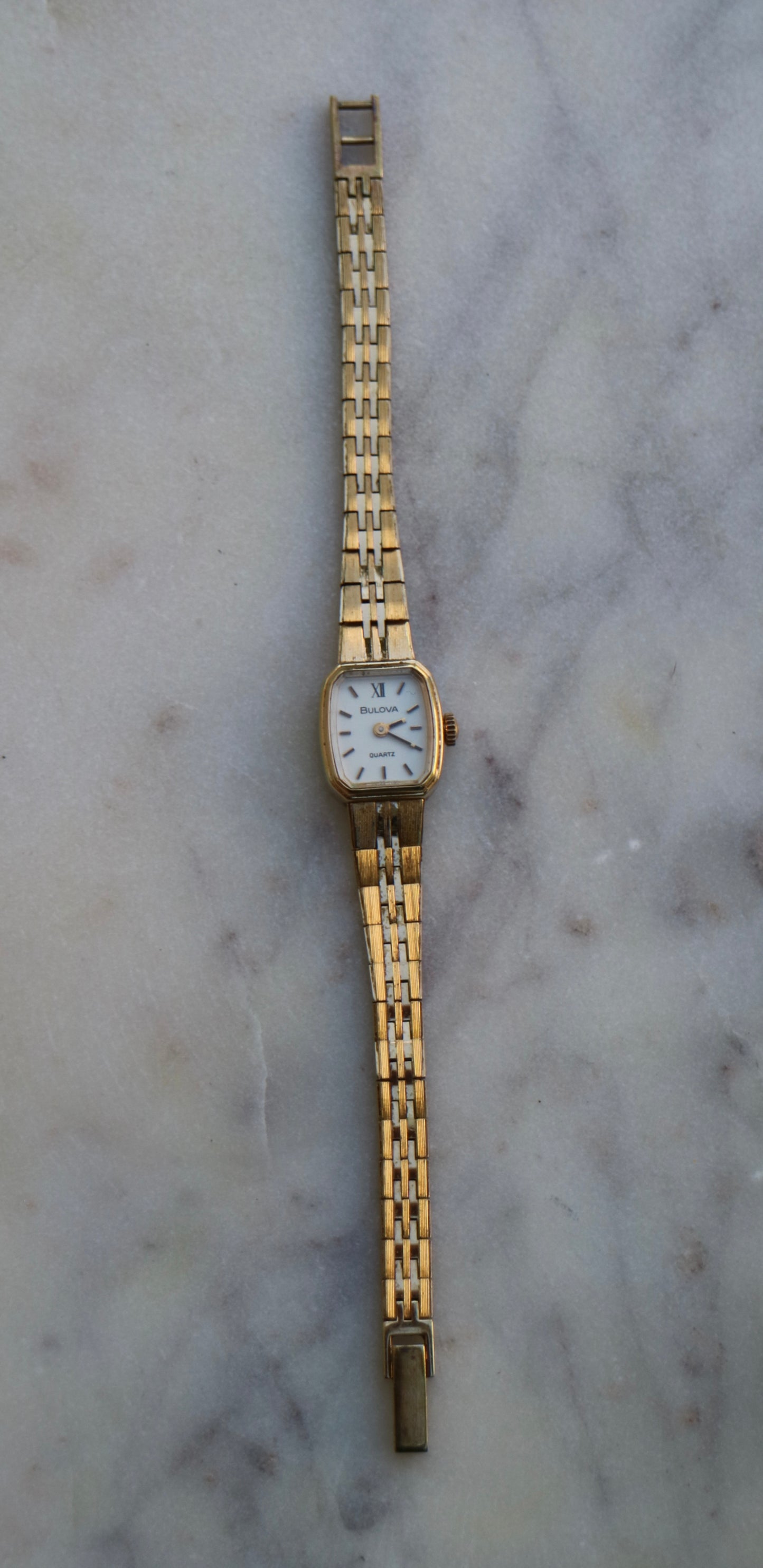 Bulova Vintage French Band Gold Tone Quartz Analog Women’s Watch