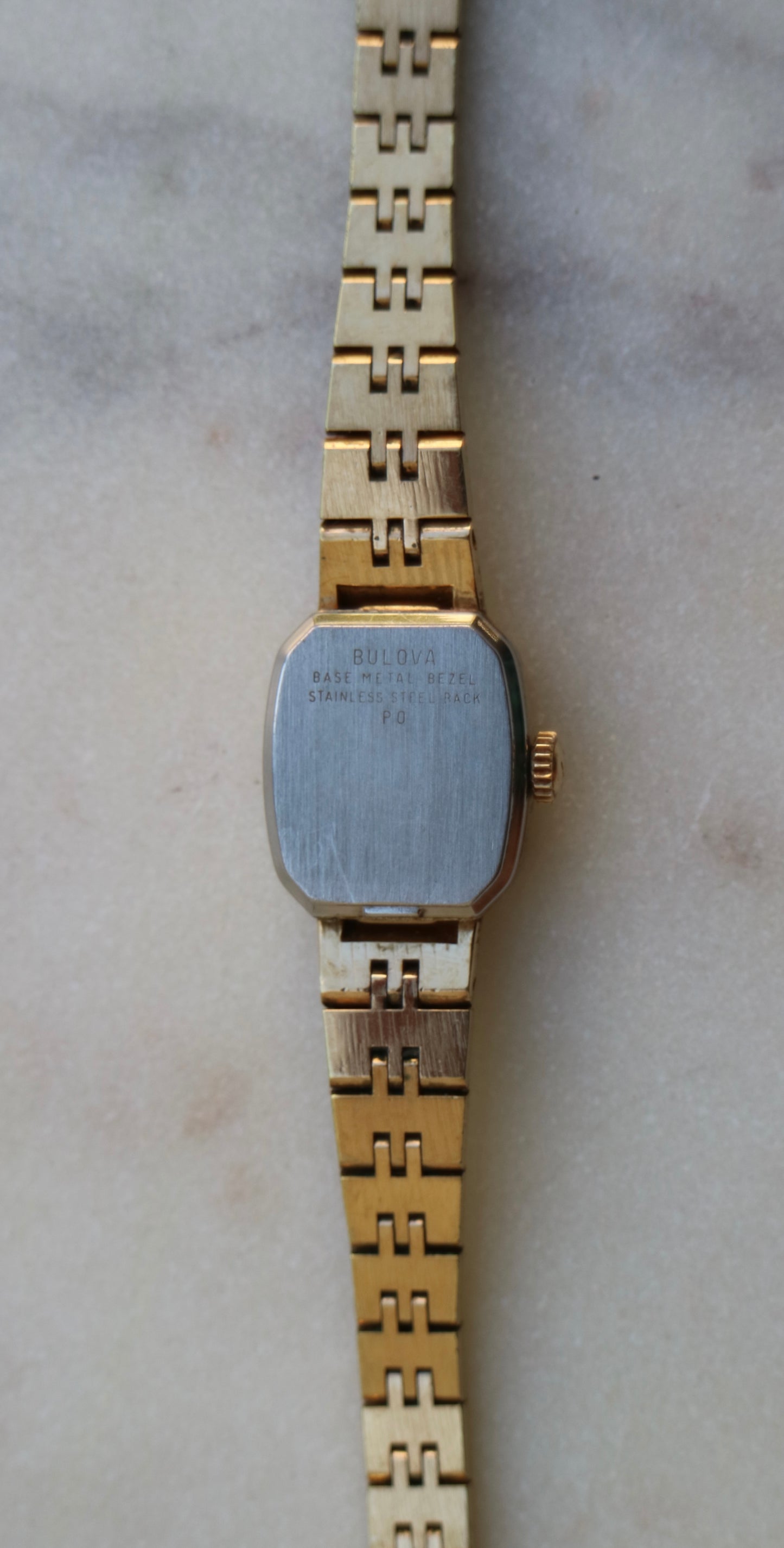 Bulova Vintage French Band Gold Tone Quartz Analog Women’s Watch