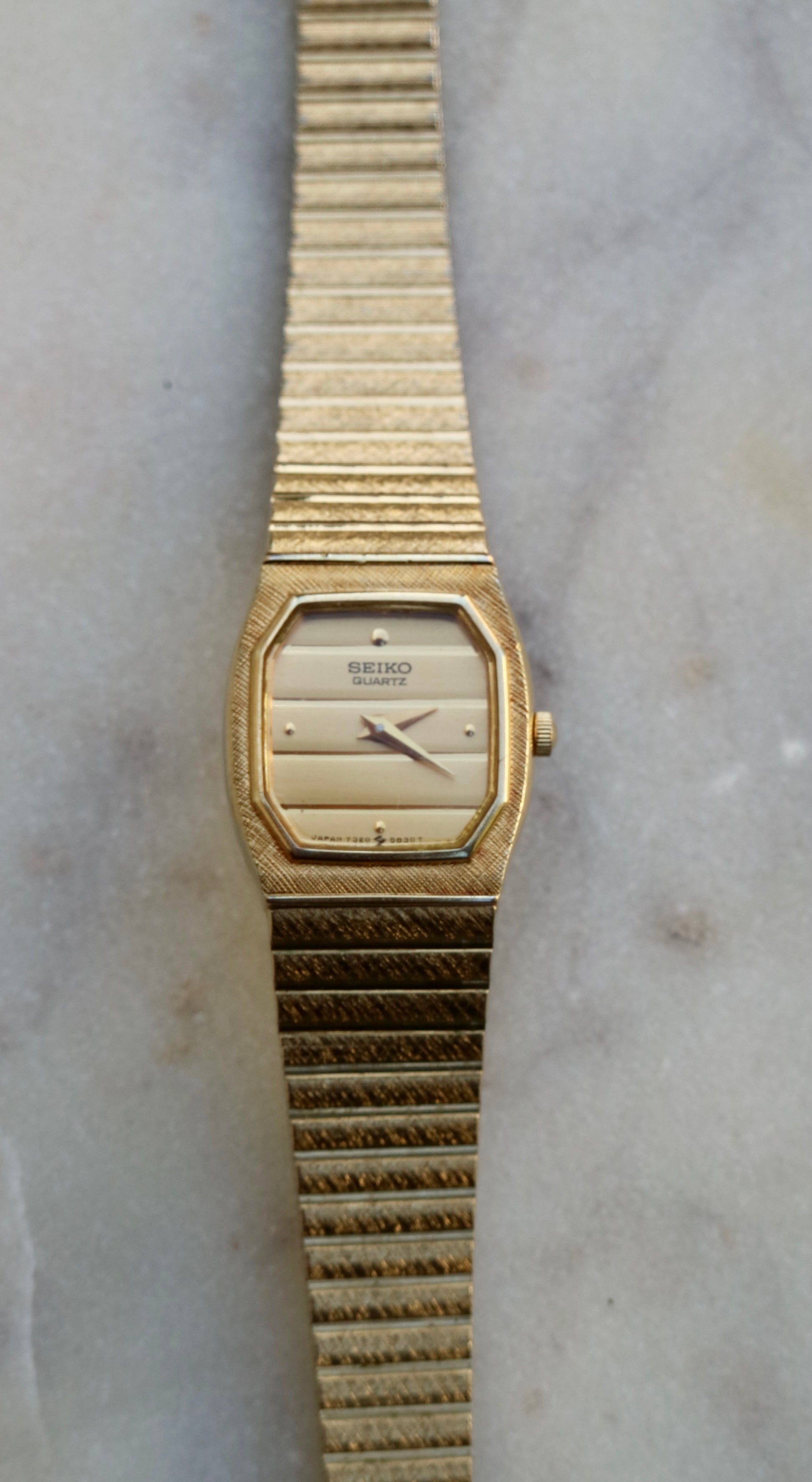 Seiko Vintage Women's Gold Plated Steel Quartz Watch