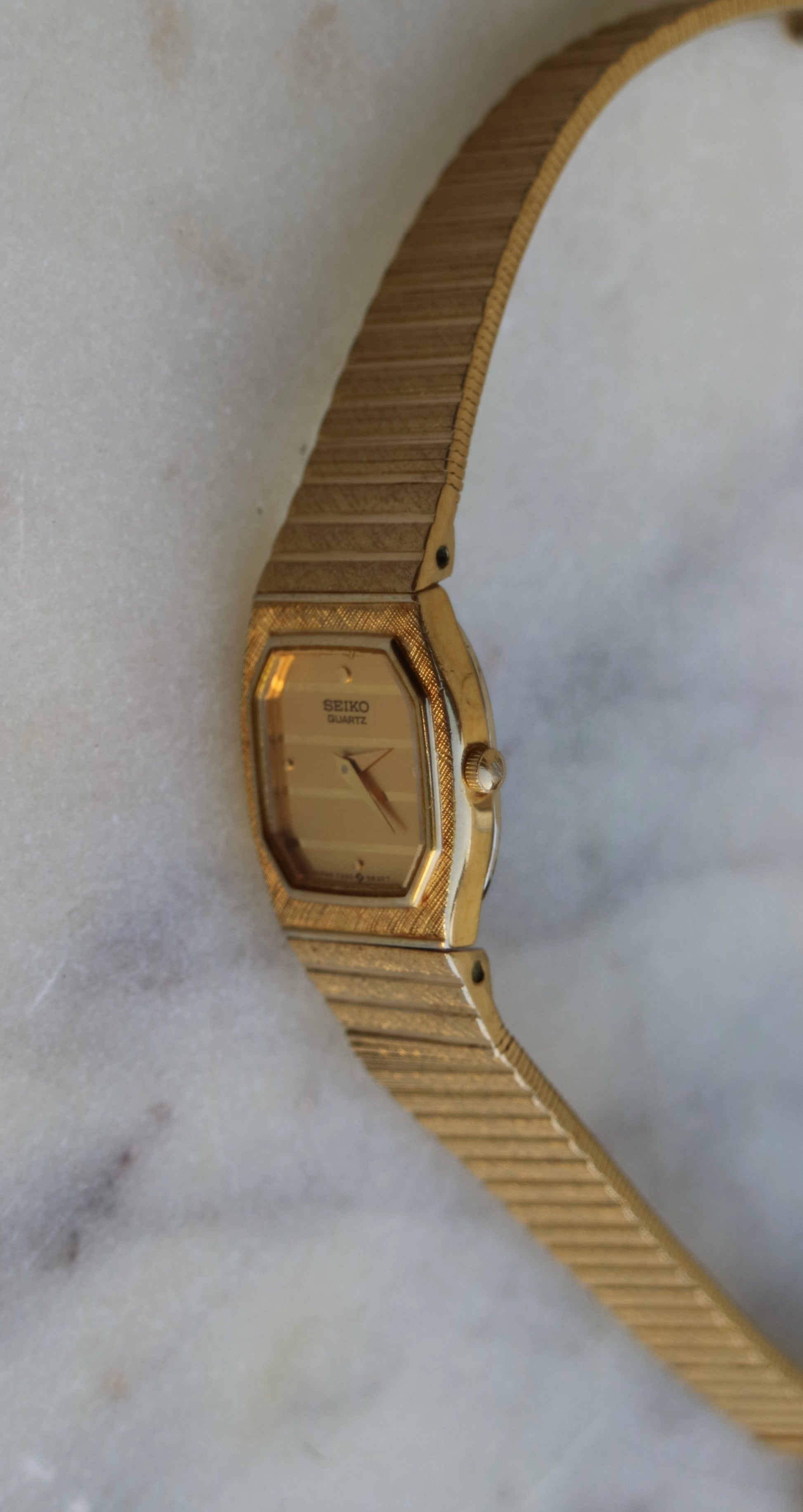 Seiko Vintage Women's Gold Plated Steel Quartz Watch
