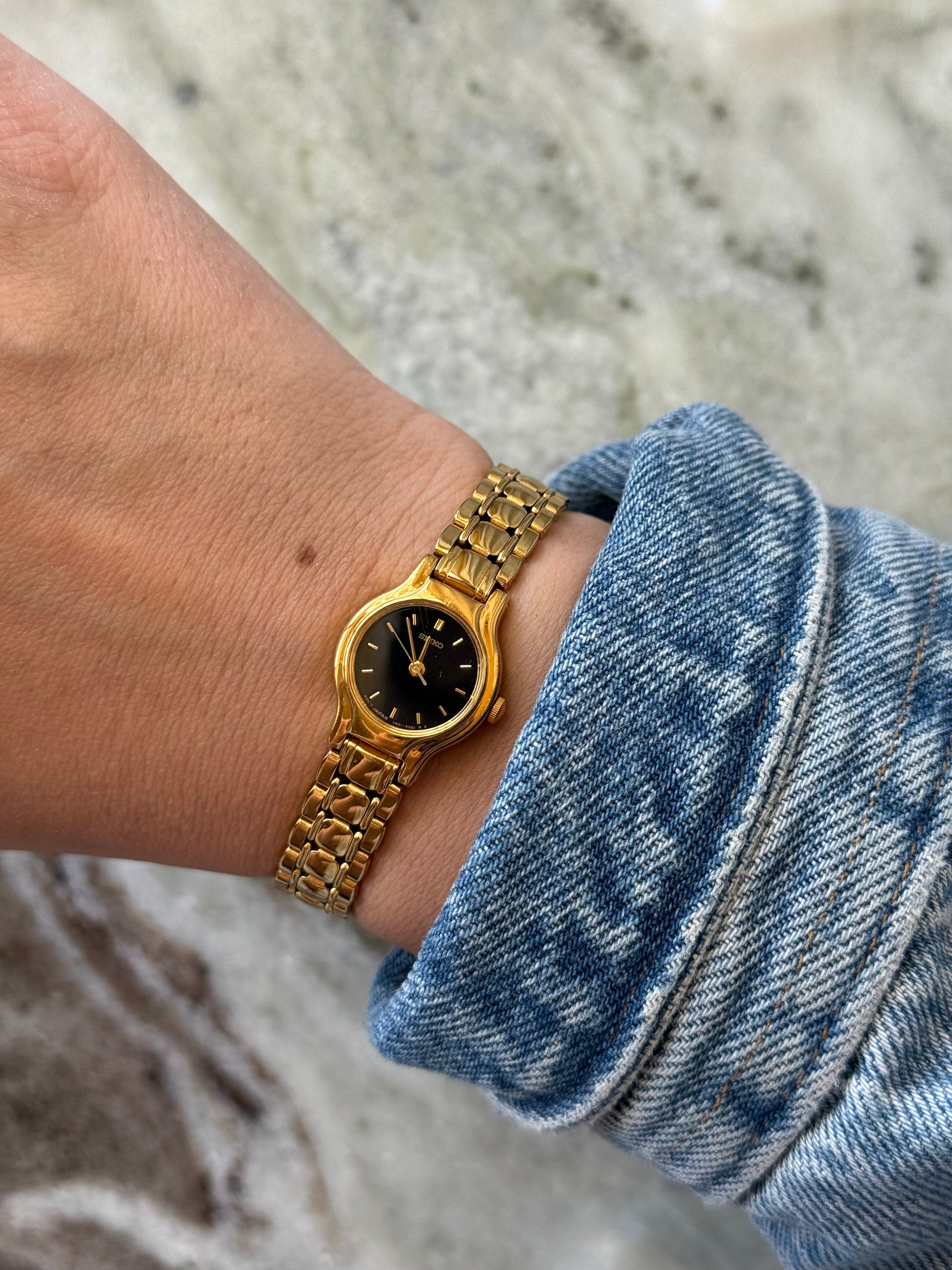 1990 Seiko Gold Tone Watch