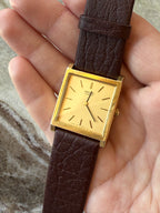 1979 Seiko Quartz Gold Tone Tank Watch