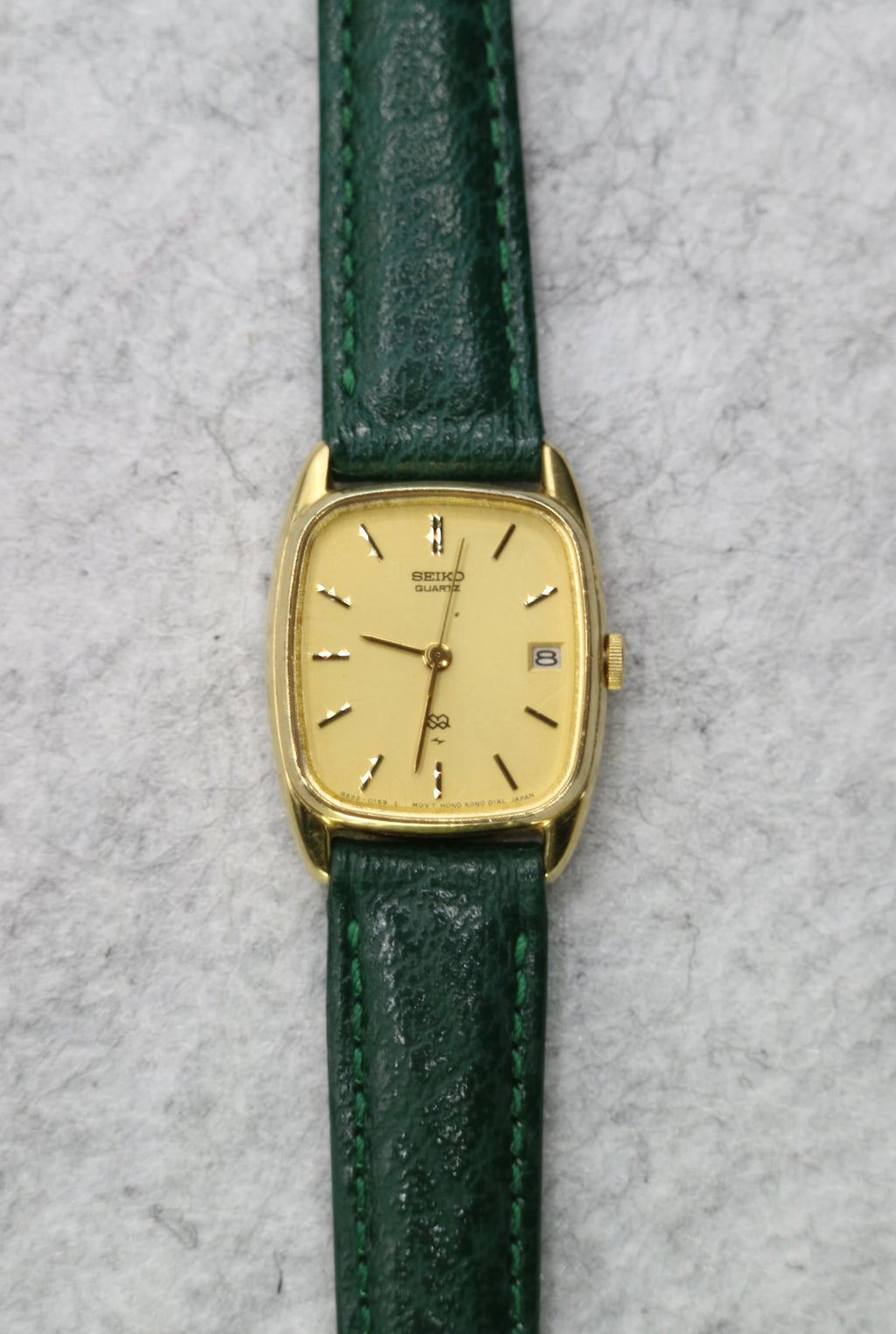 Seiko Quartz Vintage Gold Tone Date Just Watch