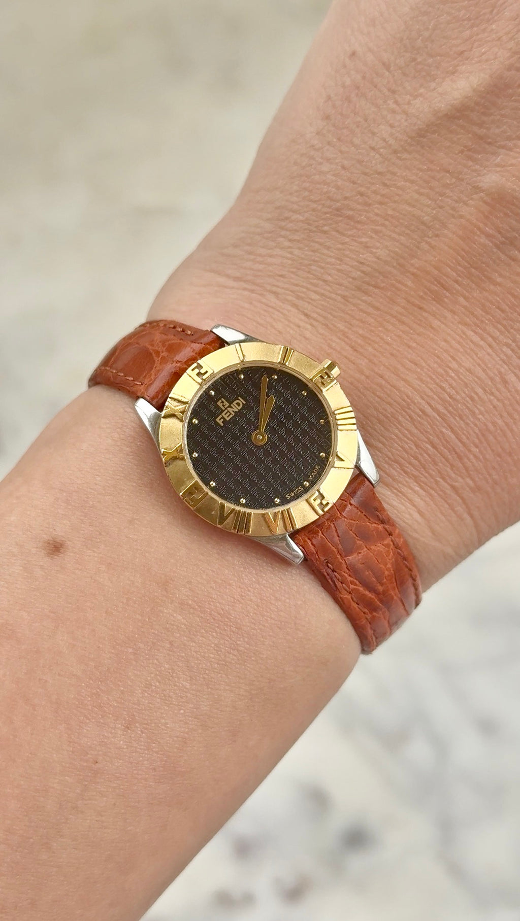 2000’s Fendi Swiss Made Two Tone Watch