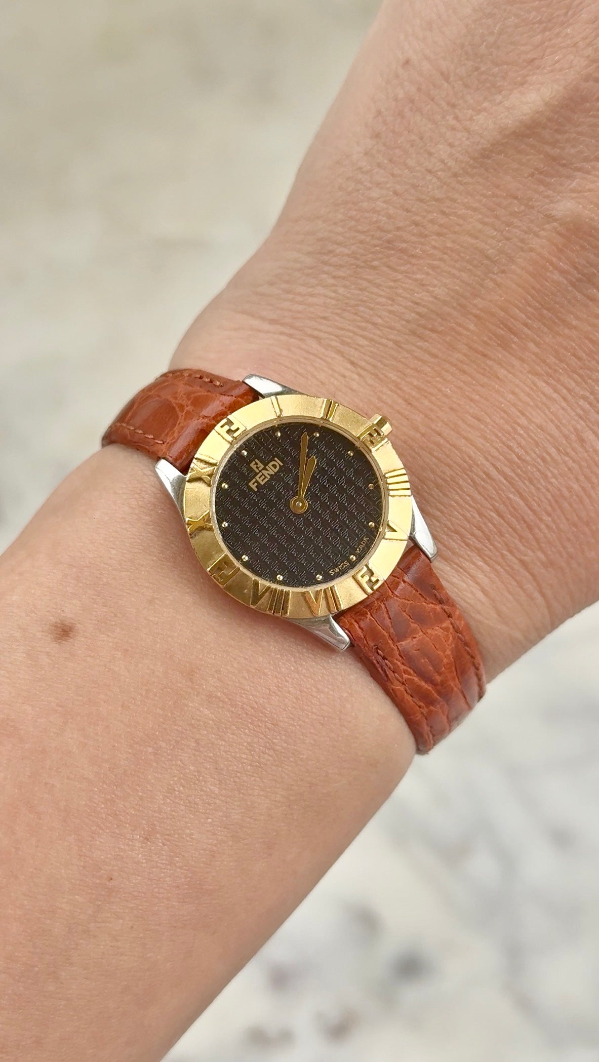 2000’s Fendi Swiss Made Two Tone Watch