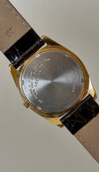 1988 Seiko Quartz SQ “President” Day Date Gold Tone Watch