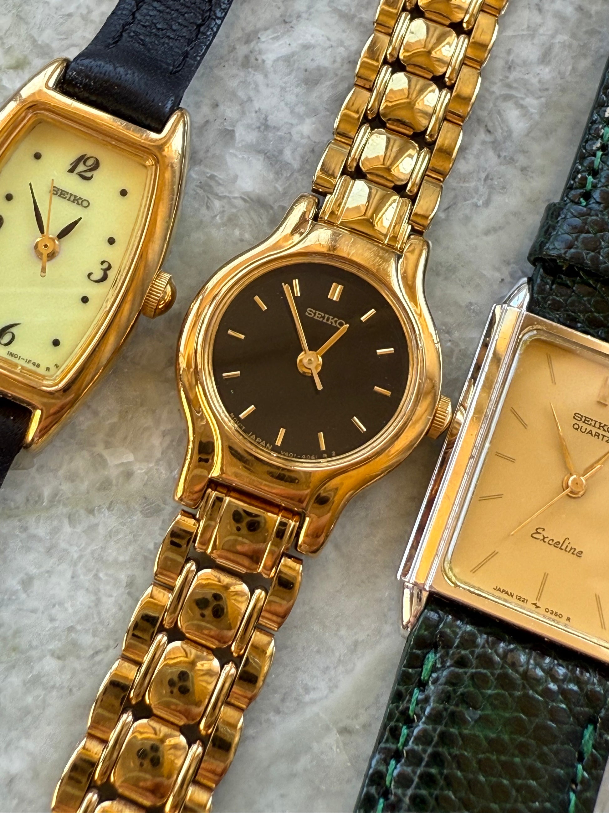 1990 Seiko Gold Tone Watch