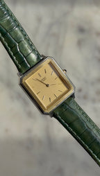 1979 Seiko Quartz Washi “Everlasting” Octagon Two Tone Tank Watch
