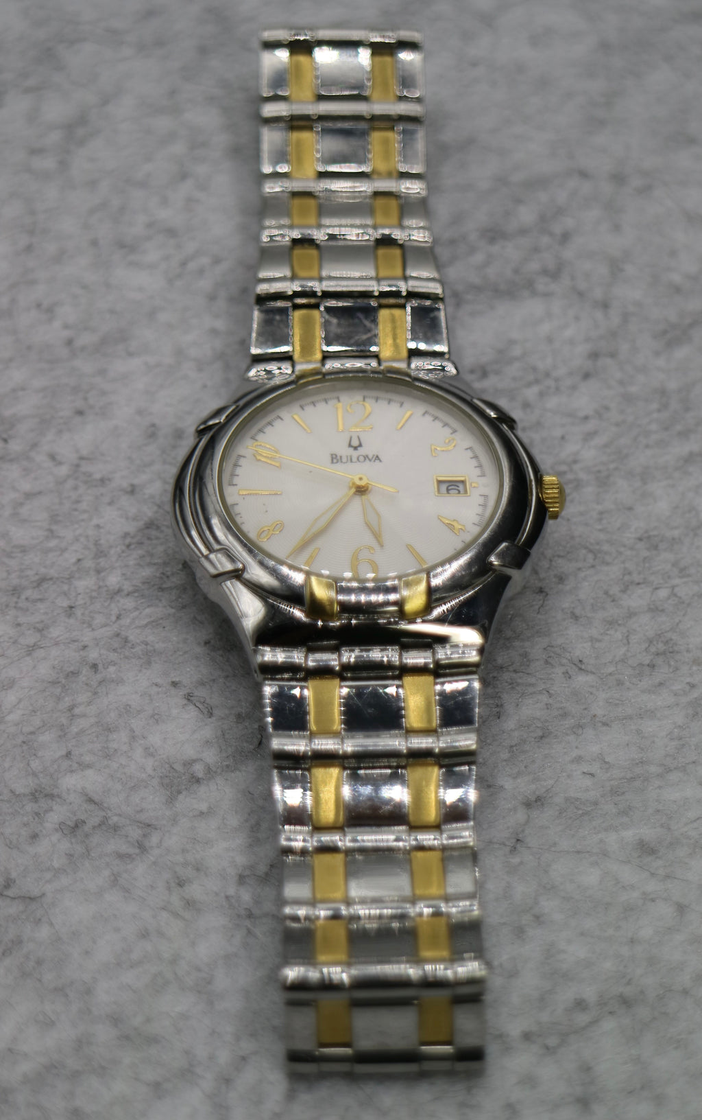 Y2K Bulova Two Tone Swiss Movement Watch