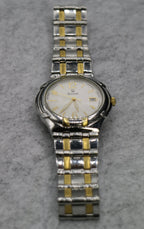 Y2K Bulova Two Tone Swiss Movement Watch