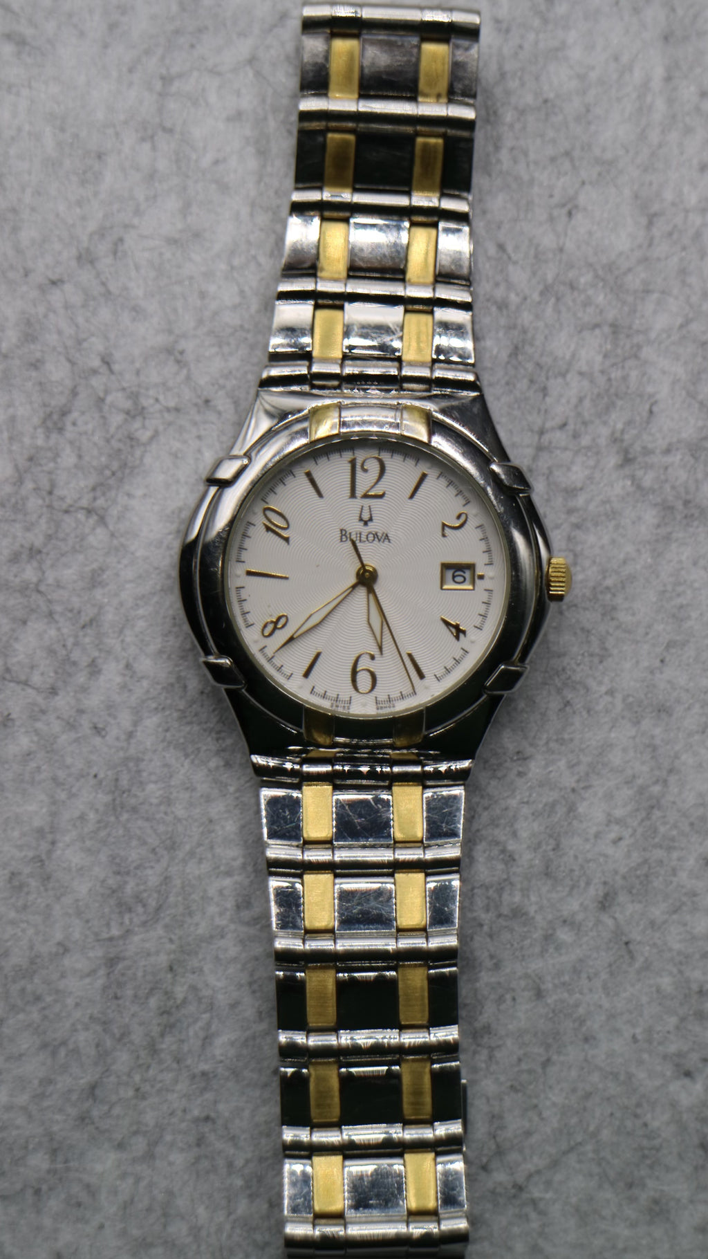 Y2K Bulova Two Tone Swiss Movement Watch