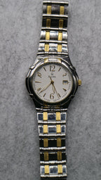 Y2K Bulova Two Tone Swiss Movement Watch