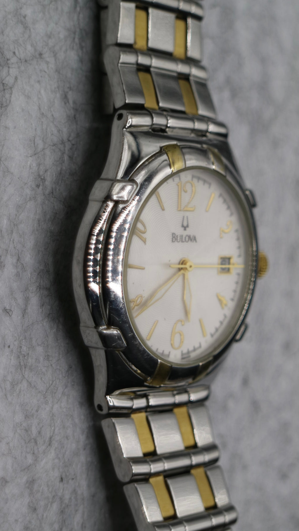 Y2K Bulova Two Tone Swiss Movement Watch
