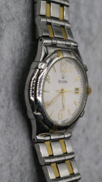 Y2K Bulova Two Tone Swiss Movement Watch