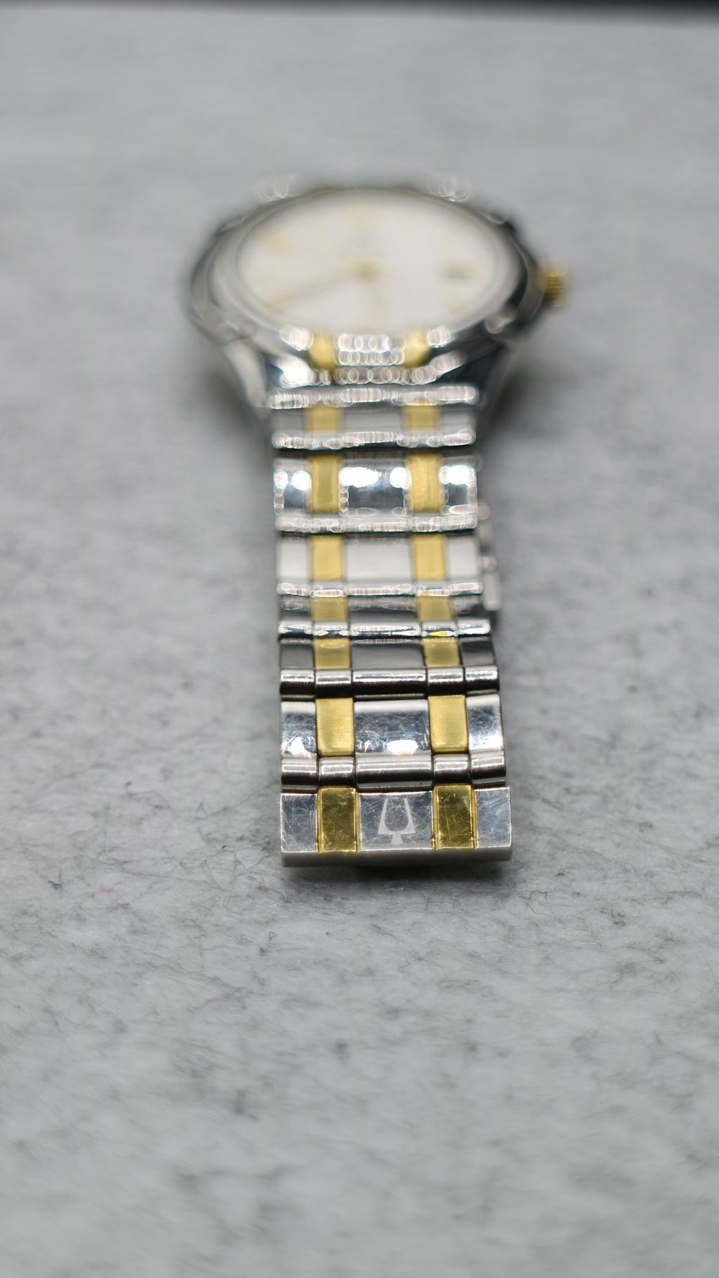 Y2K Bulova Two Tone Swiss Movement Watch