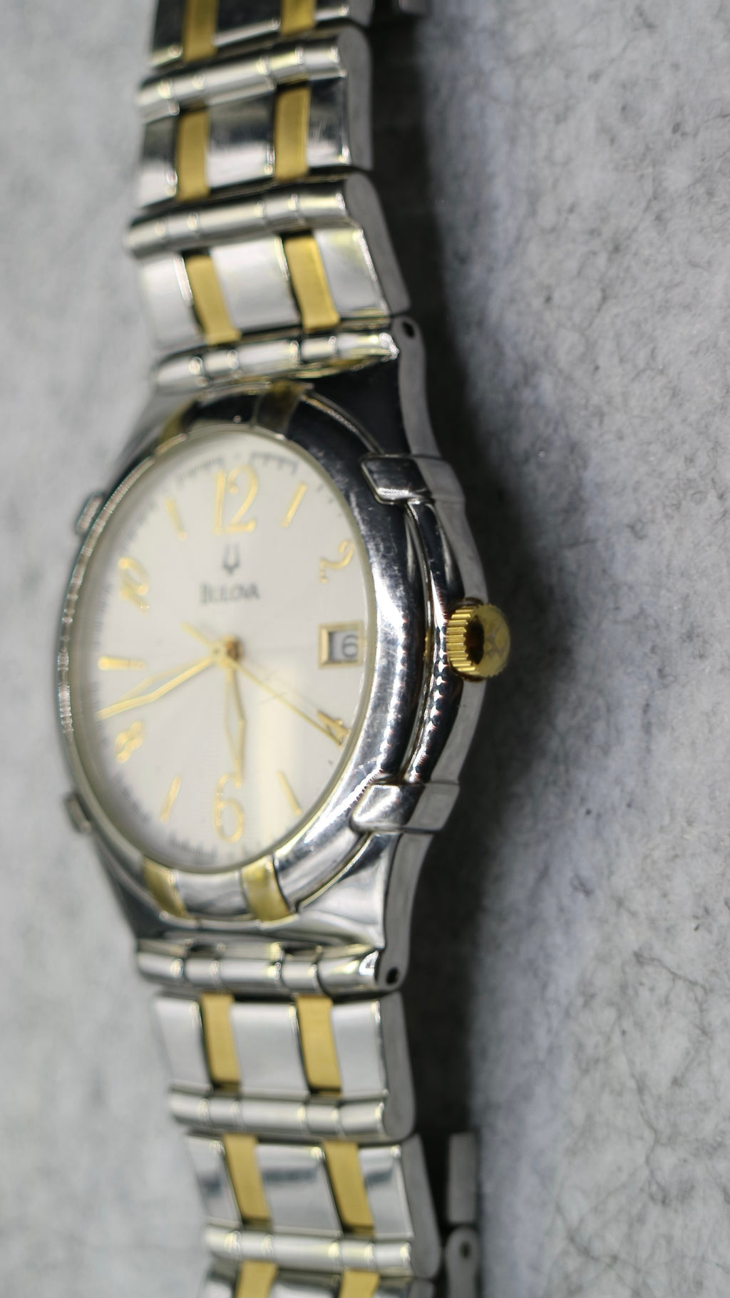 Y2K Bulova Two Tone Swiss Movement Watch