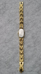 Seiko Quartz Vintage Gold Tone Bracelet Watch Near Mint