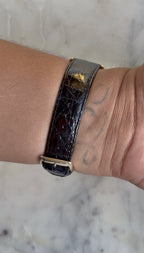 1988 Seiko Quartz SQ “President” Day Date Gold Tone Watch