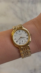 1990 Pulsar Quartz By Seiko Roman Small Seconds Watch