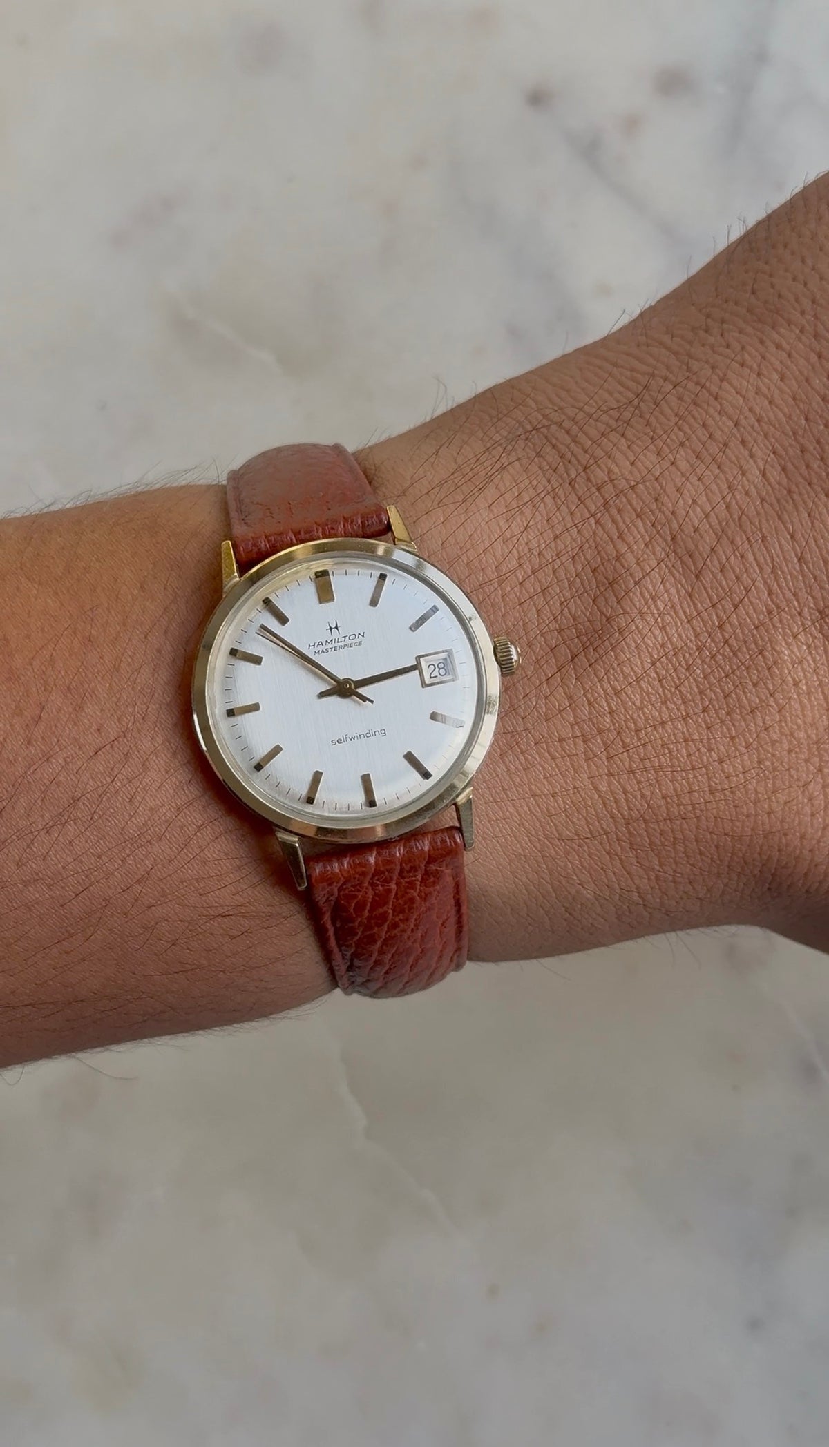 1960’s Hamilton Masterpiece Self-winding Gold Filled Date Watch