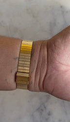 1980’s Citizen Quartz CQ Gold Tone Tank Watch