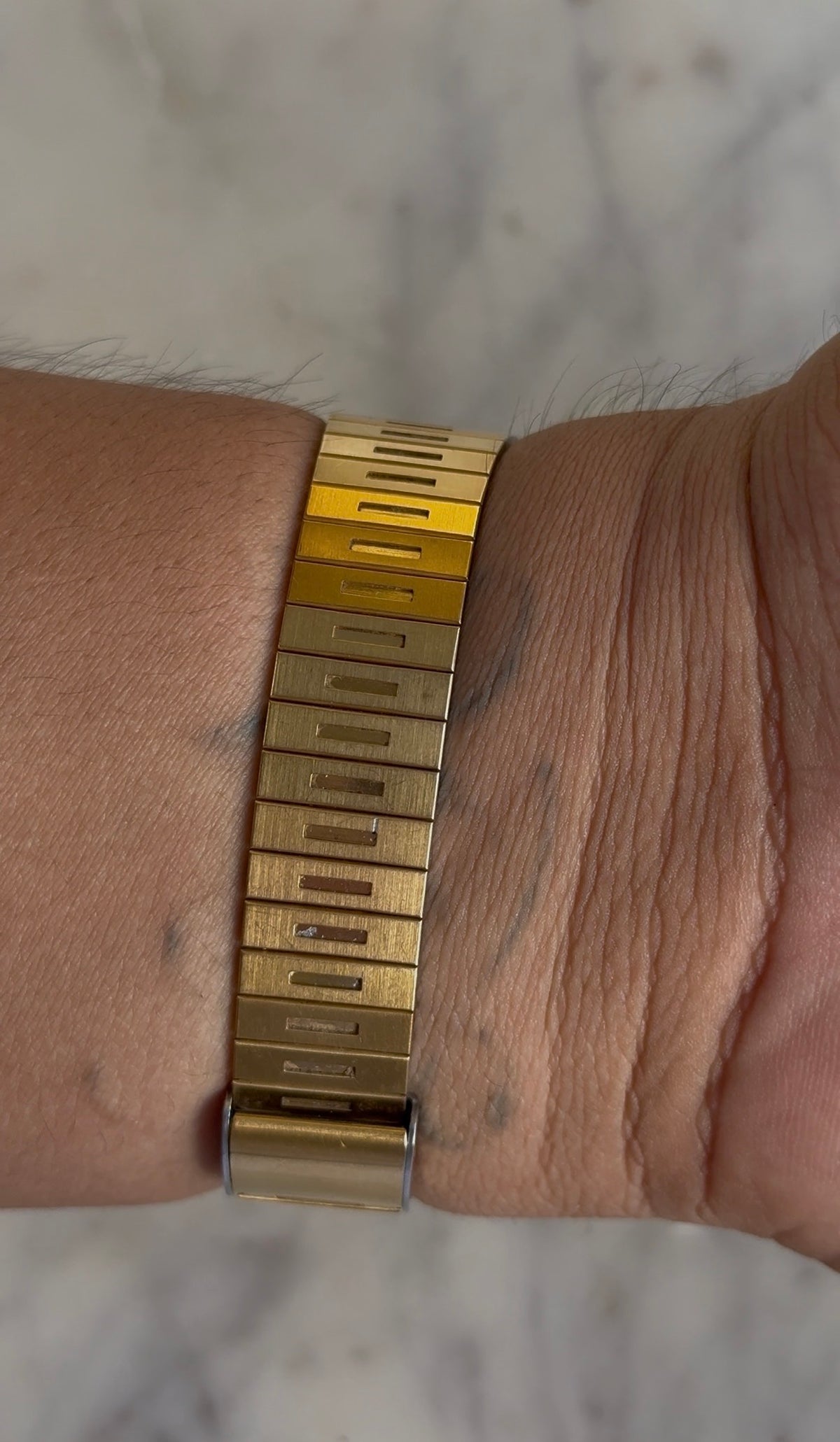1985 Seiko Quartz Gold Tone Tank Watch